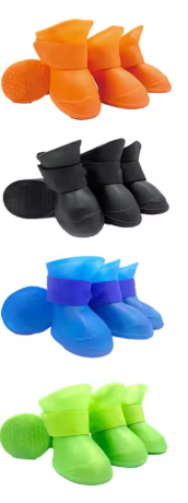 Chaussons anti-canicule SûrePatte pour chien — 4 coloris orange, noir, bleu, vert